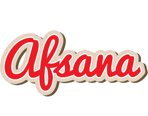 Afsana chocolate logo