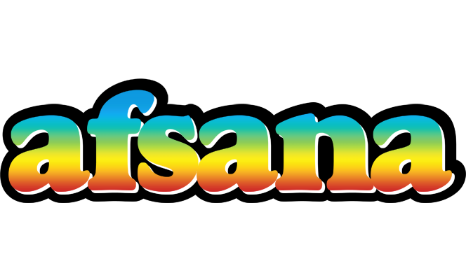 Afsana color logo