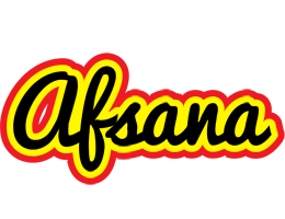 Afsana flaming logo