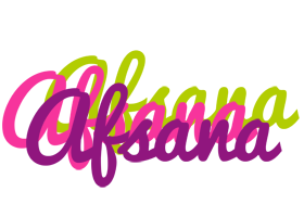 Afsana flowers logo