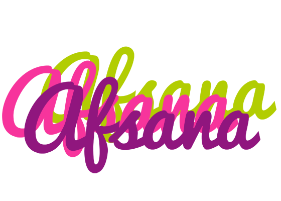 Afsana flowers logo
