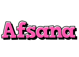 Afsana girlish logo