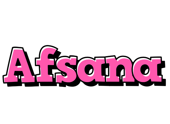 Afsana girlish logo