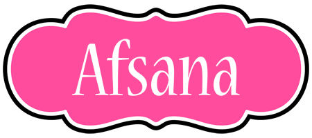 Afsana invitation logo