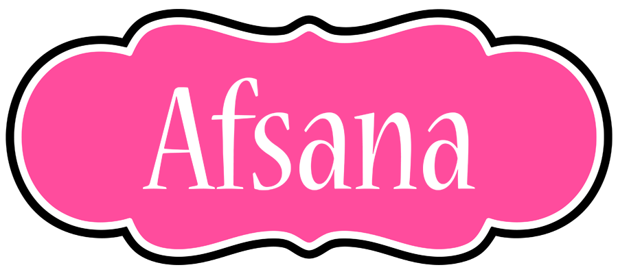 Afsana invitation logo