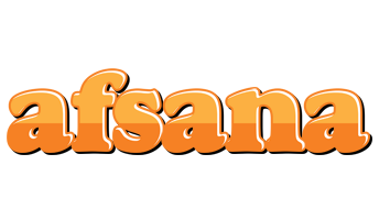 Afsana orange logo