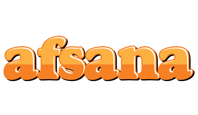 Afsana orange logo