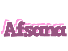 Afsana relaxing logo