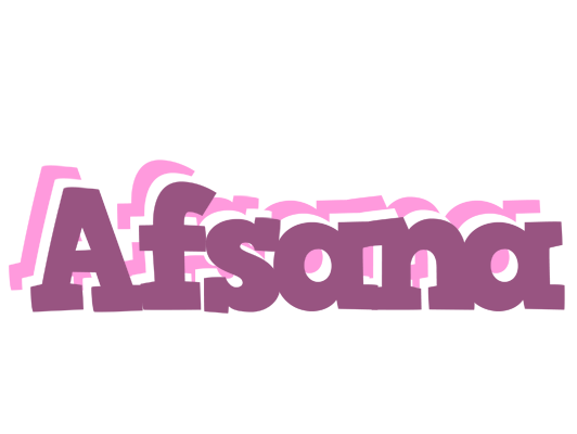 Afsana relaxing logo