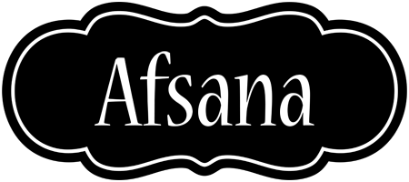 Afsana welcome logo