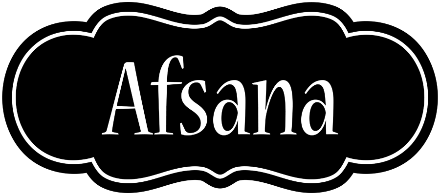 Afsana welcome logo