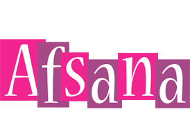 Afsana whine logo