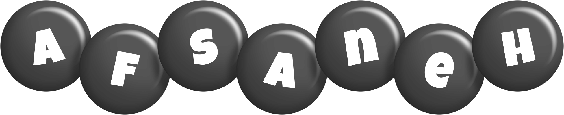 Afsaneh candy-black logo