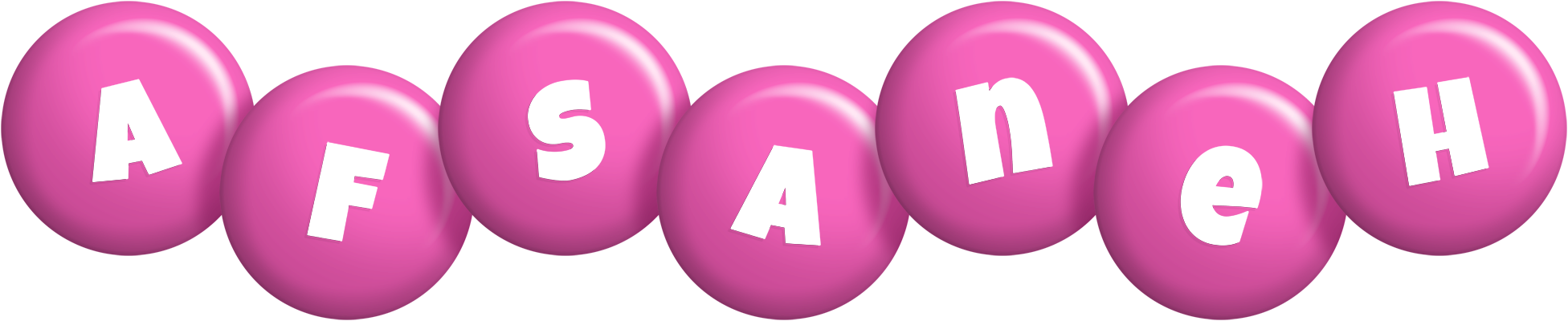 Afsaneh candy-pink logo