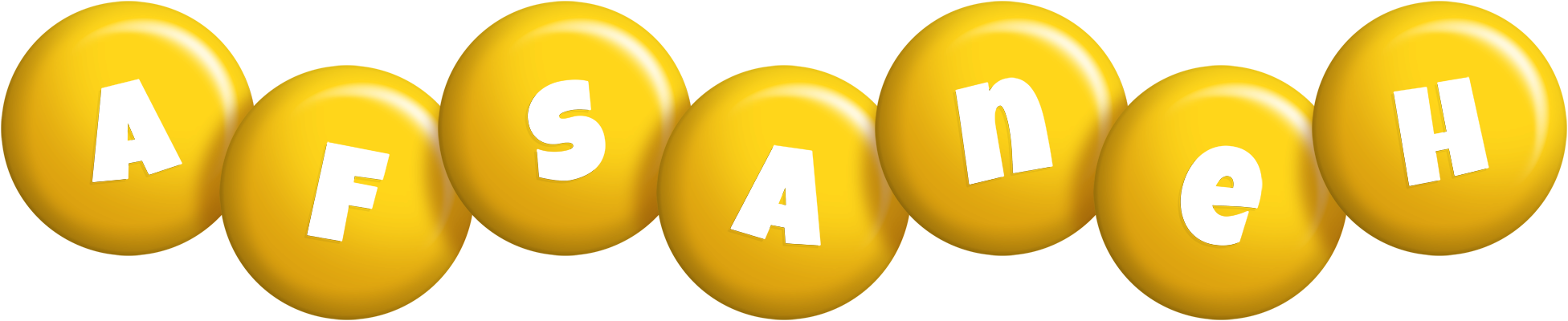 Afsaneh candy-yellow logo