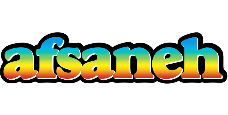 Afsaneh color logo
