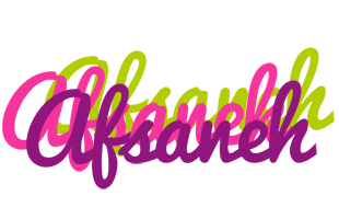 Afsaneh flowers logo