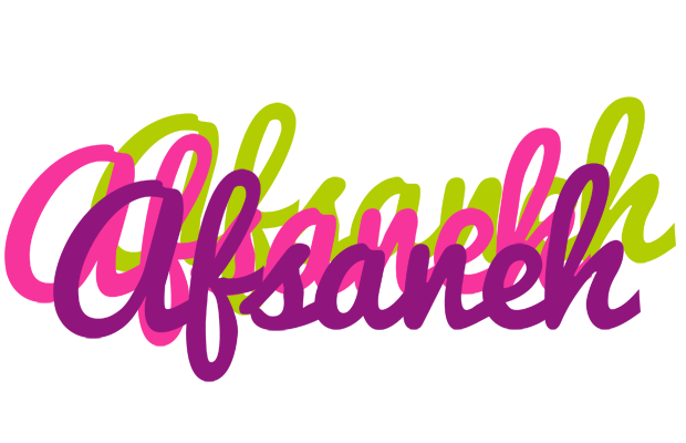 Afsaneh flowers logo