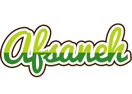 Afsaneh golfing logo