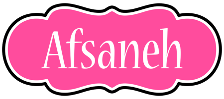 Afsaneh invitation logo