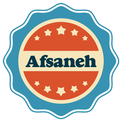 Afsaneh labels logo