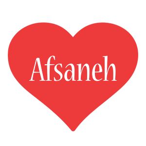 Afsaneh love logo