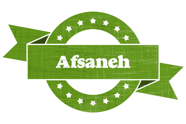 Afsaneh natural logo