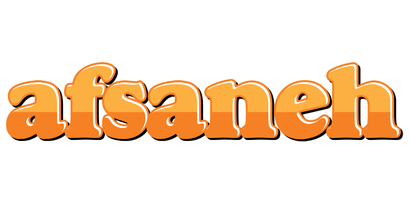 Afsaneh orange logo