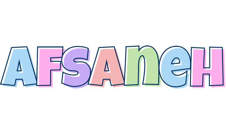 Afsaneh pastel logo
