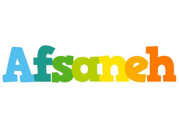 Afsaneh rainbows logo