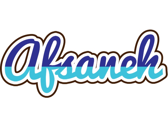 Afsaneh raining logo