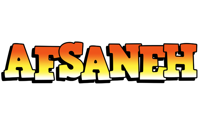 Afsaneh sunset logo