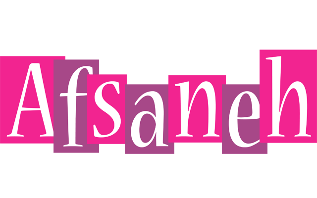Afsaneh whine logo