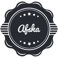 Afsha badge logo