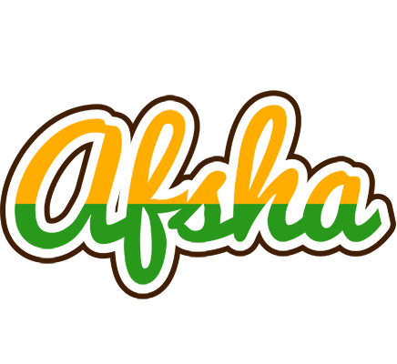 Afsha banana logo