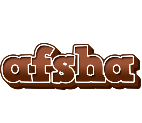 Afsha brownie logo