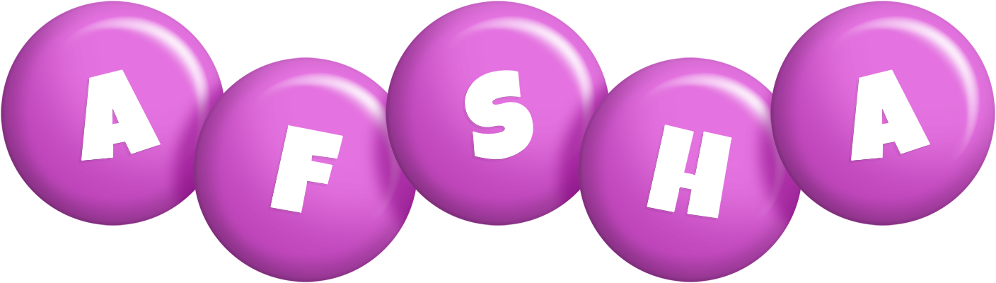 Afsha candy-purple logo