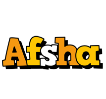 Afsha cartoon logo