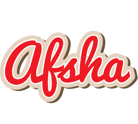 Afsha chocolate logo
