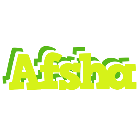 Afsha citrus logo