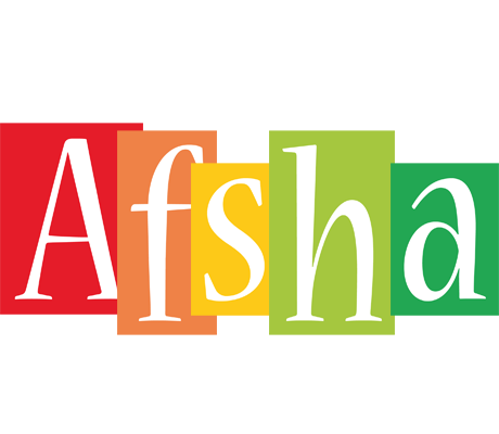 Afsha colors logo
