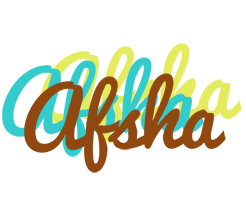 Afsha cupcake logo