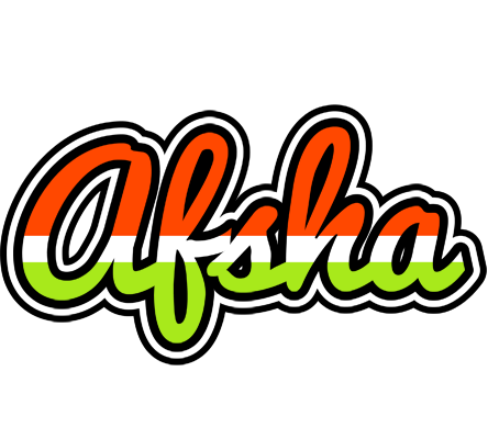 Afsha exotic logo