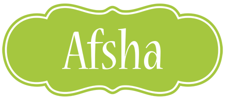 Afsha family logo