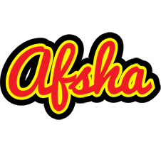 Afsha fireman logo