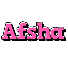 Afsha girlish logo