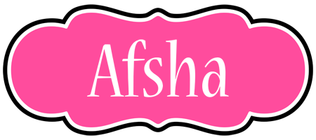 Afsha invitation logo