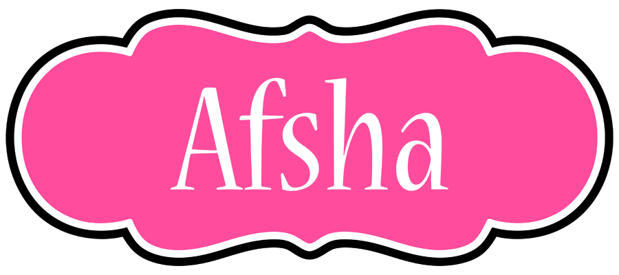 Afsha invitation logo