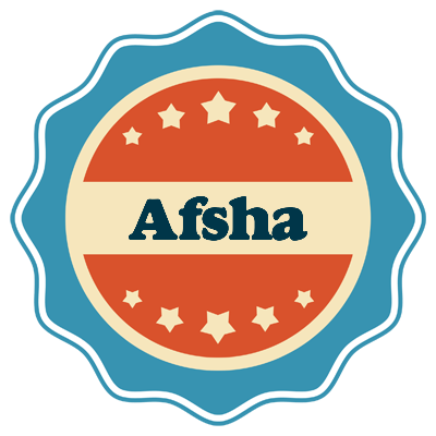 Afsha labels logo