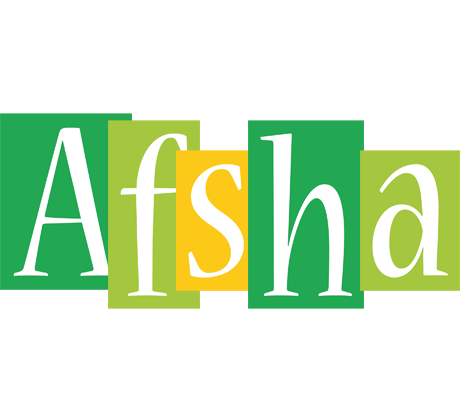Afsha lemonade logo